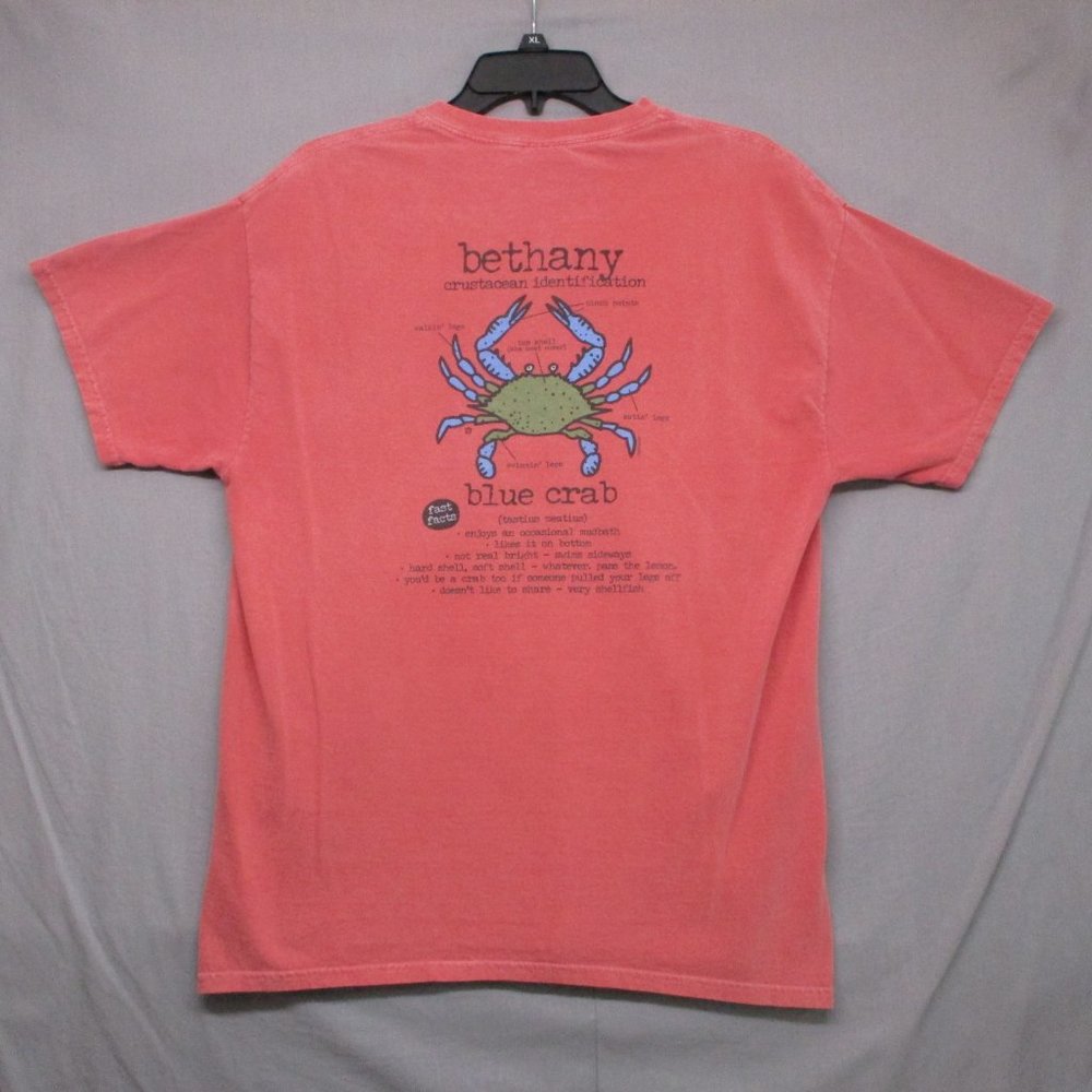 Bethany Crustacean Identification T-Shirt Graphic Print Pink Women Size | L - Picture 8 of 10